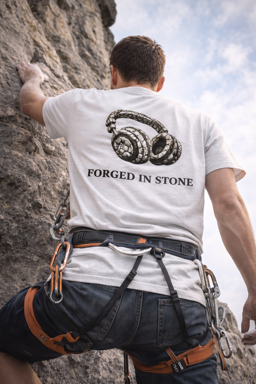 Forged in Stone | Organic Tee | Rock Collection