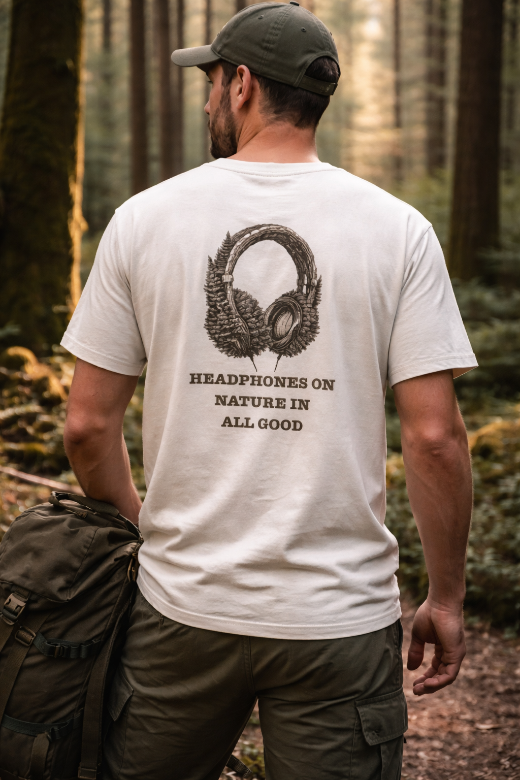 Headphones On | Organic Tee | Land Collection