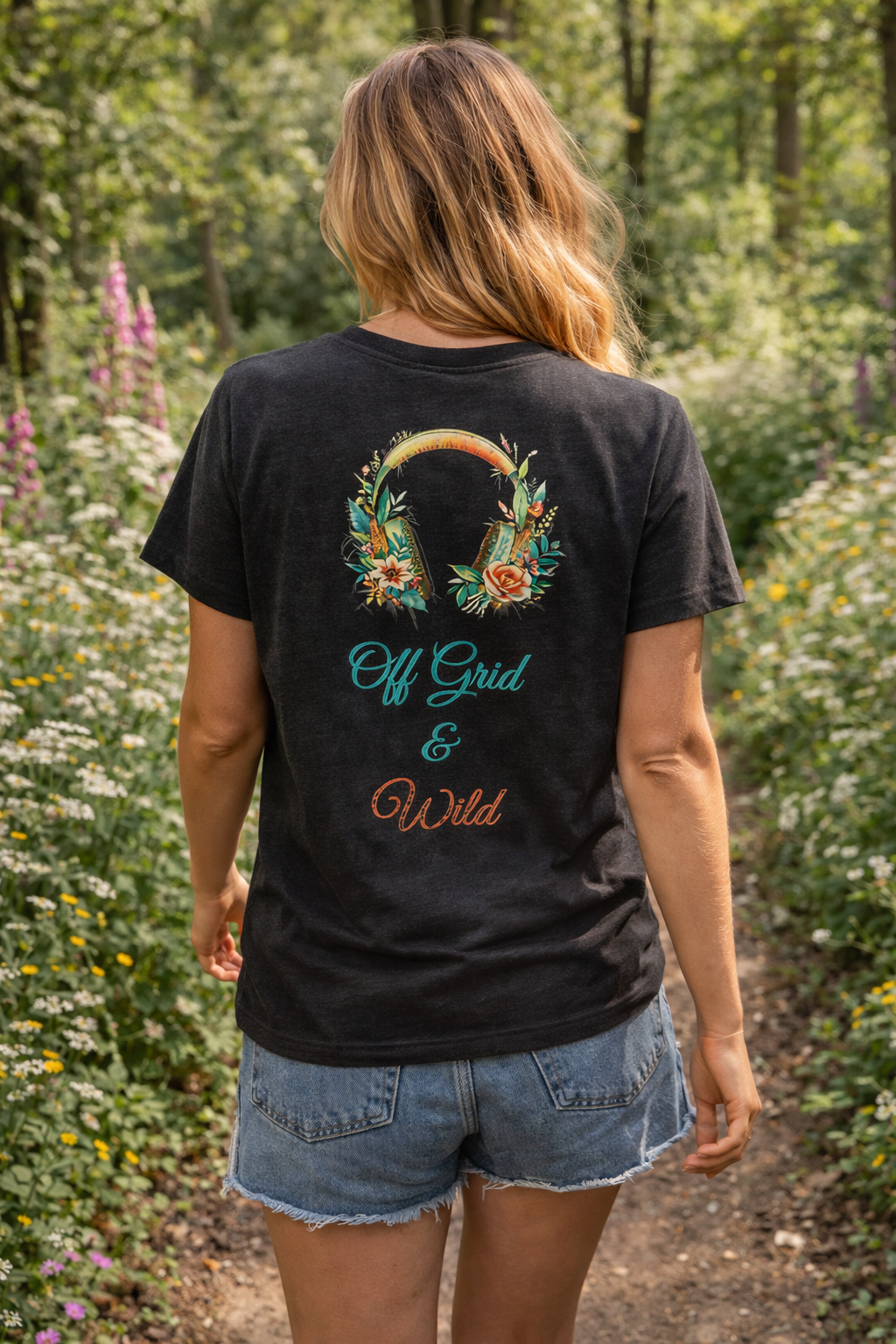 Off Grid & WIld | Organic Tee | Dark Edition